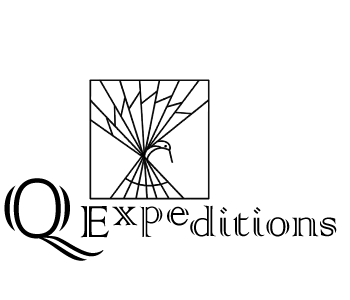 Q Expeditions logo and text image.